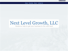 Tablet Screenshot of next-level-growth.com